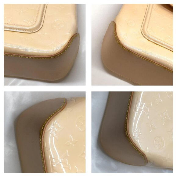 Authentic Louis Vuitton Biscayne Bay GM Beige Vernis Shoulder Bag mon650-110925 - Picture 9 of 16